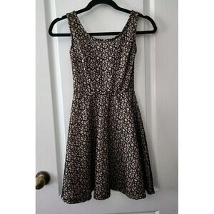 Love Culture‎ Women's Sleeveless Cocktail Dress Open Back Knee Length Black XS